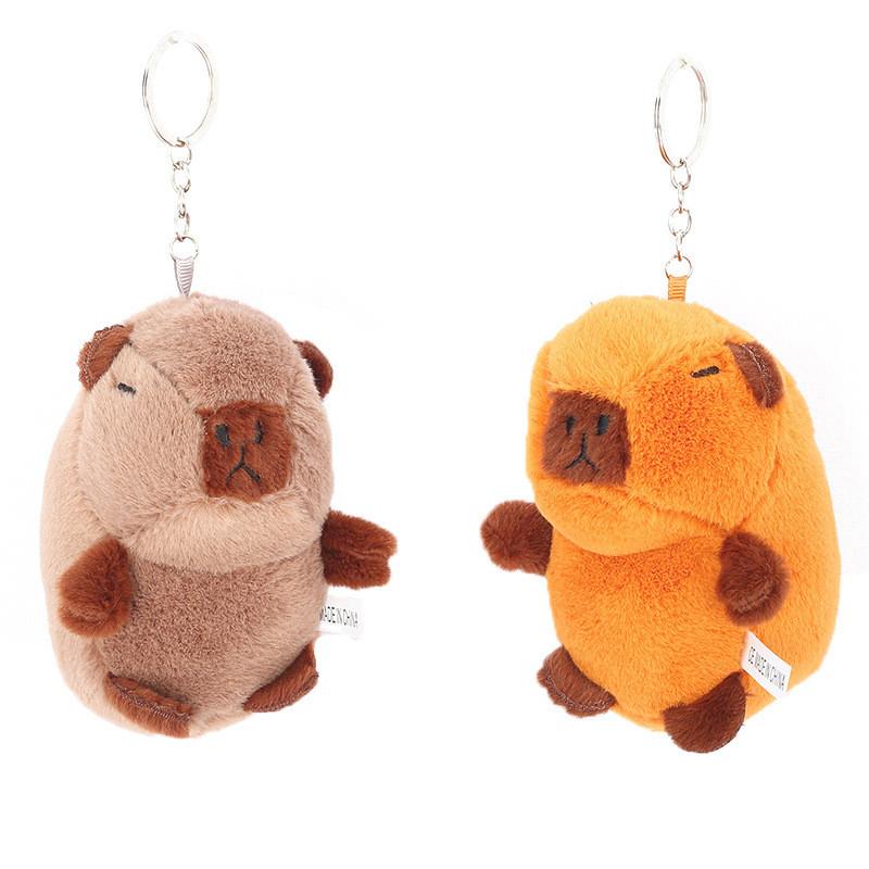 Cute Capybara Stuffed Animal Keychain Delightful And Quirky Plush Toy
