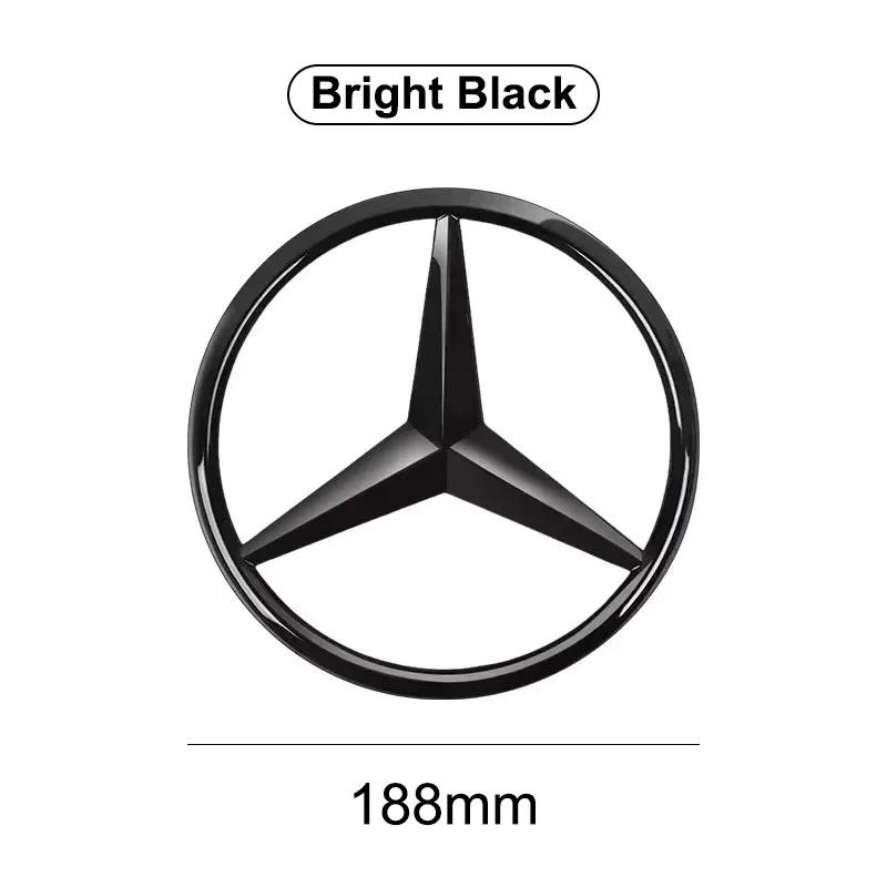 Car Front Hood Back Trunk 3D Emblem Decoration Logo Stickers For Mercedes Benz AMG GLE GLS CLA CLE GLC CLS GLA W223 W213 W206 AD1