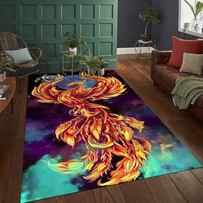 Mythische Kreaturen Teppiche Drache Phönix Kirin Design Orientalischer Stil für Luxuriöse Wohnzimmerdekoration