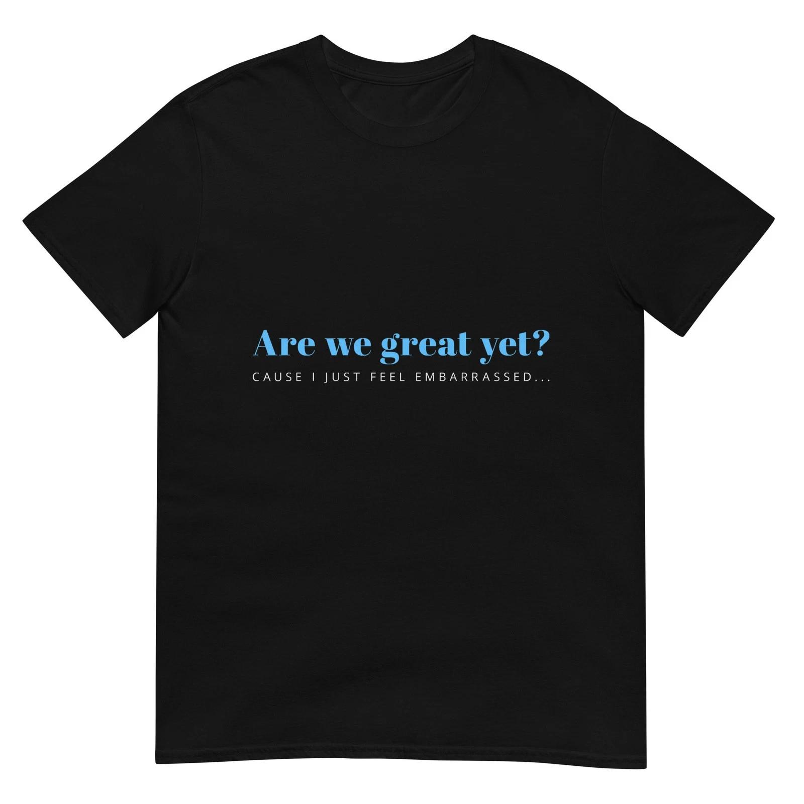 This Is Not Normal Anti-Trump Designs Unisex-Adults Black Cotton 100 T-Shirt 4XL