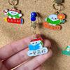 Mini Zongzi Key Chain Cartoon Rice Dumpling Key Ring Bag Accessories Car Key Accessories  Bag Charm
