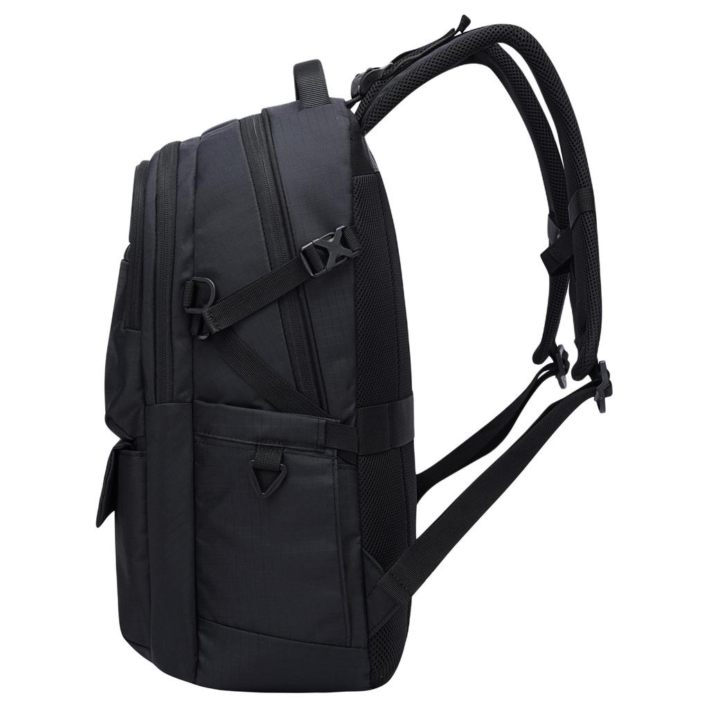 Anta KAI Team Printed Color Block Design Fabric Backpack Unisex Backpack Black 192531167D-1