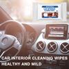 Disposable Car Interior Cleaning Wet Wipe Dashboard Console Carpet Leather Towel Glass Window Dust Remover Cleaner Supplies