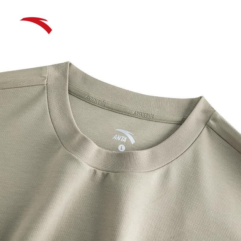 Anta Men's Ice Silk Print Round Neck T-Shirt