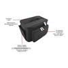 Professional Makeup Organizer Bag Large Capacity for Hair Tools & Cosmetics Travel Storage Case
