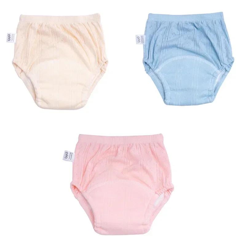 3 PEZZI/LOTE Colori Caramella Pantaloncini da Allenamento per Neonato Shorts Estivi per Bambino Pannolini di Stoffa Lavabili per Maschio e Femmina Pannolini Riutilizzabili Mutandine per Lattante