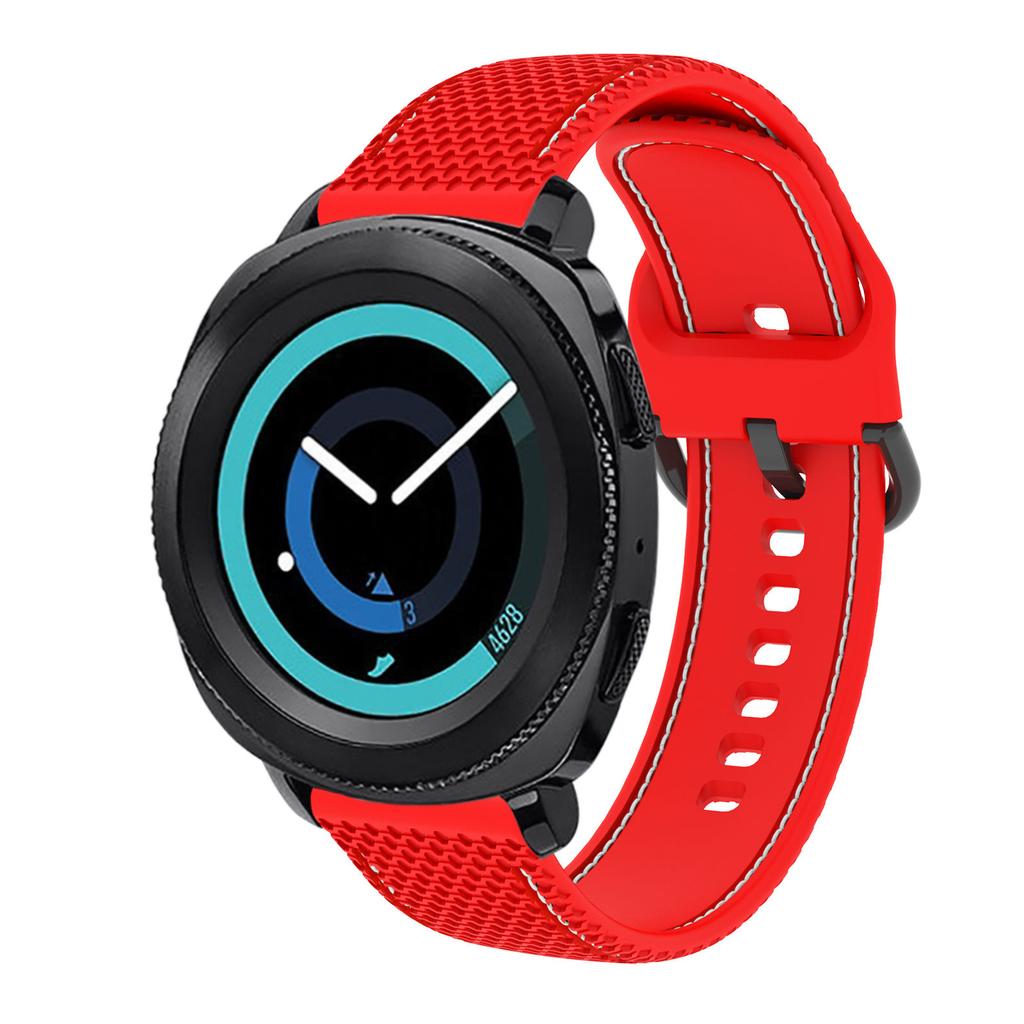 Samsung Gear Sport / Gear S2 Classic 732 Akıllı Bileklik İçin 20mm Saat Kayışı Yumuşak Silikon Bileklikler Bilezik Yeni Tarz WirstStrap