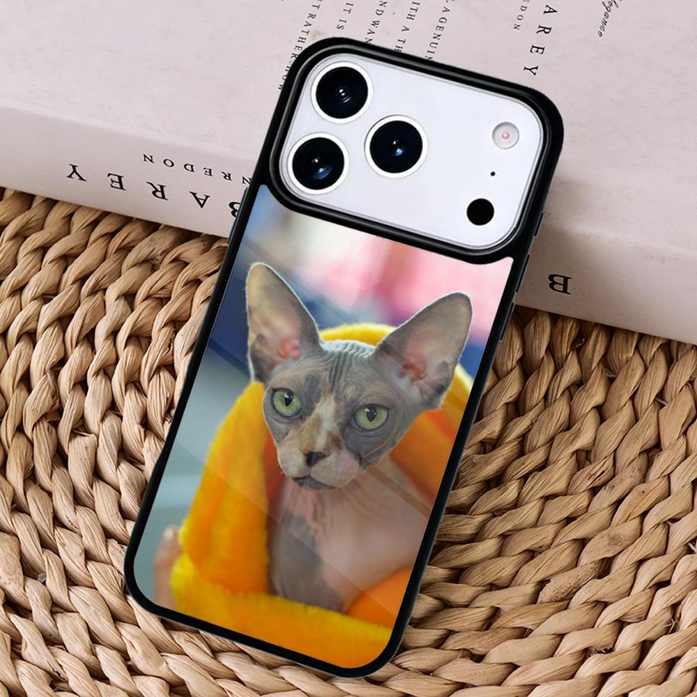 Sphynx Sphinx Cat print Phone Case Cover For Magsafe Wireless Charger For iPhone 17 Pro Max 16 14 13 12 11 15 Air iPhone 13 Pro