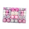100x Boules de Noël Ornements Décoration Arbre DIY Pendentifs Boules de Noël Suspendues pour la Saint-Valentin Fête de Fête Mariage Intérieur