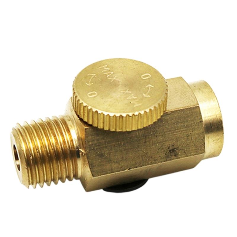 Accuracy Air Pressure Regulator Valves with Double Threaded Ports 1/4 Inch Threads Easy to Use for Engines & Motors