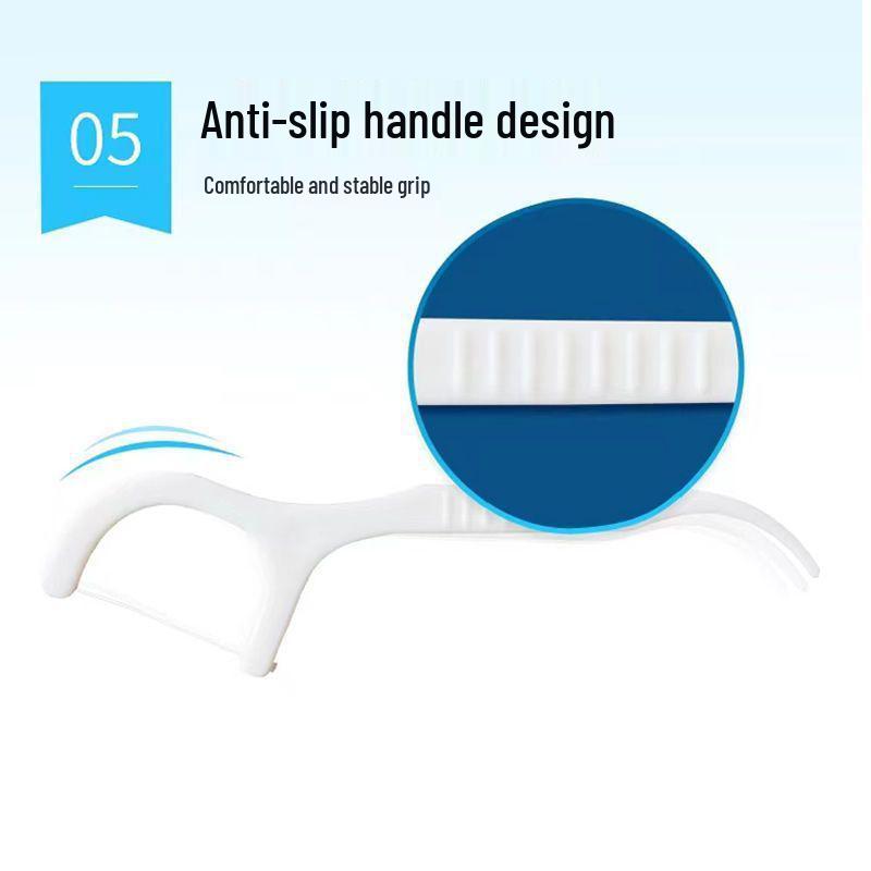 Ultra-Fine Fruit-Flavored Family Pack Dental Floss Picks for Whitening & Children's Oral Care