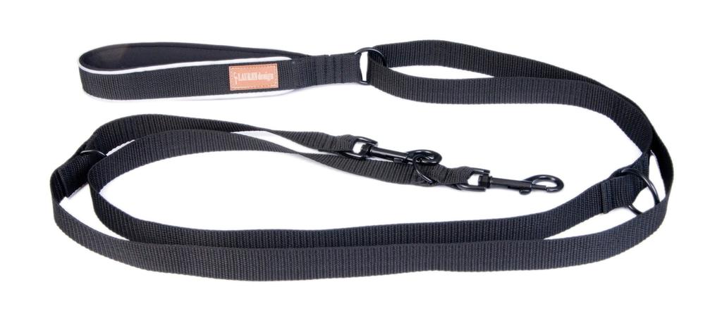 Reversible Leash 2cm x 240cm Black
