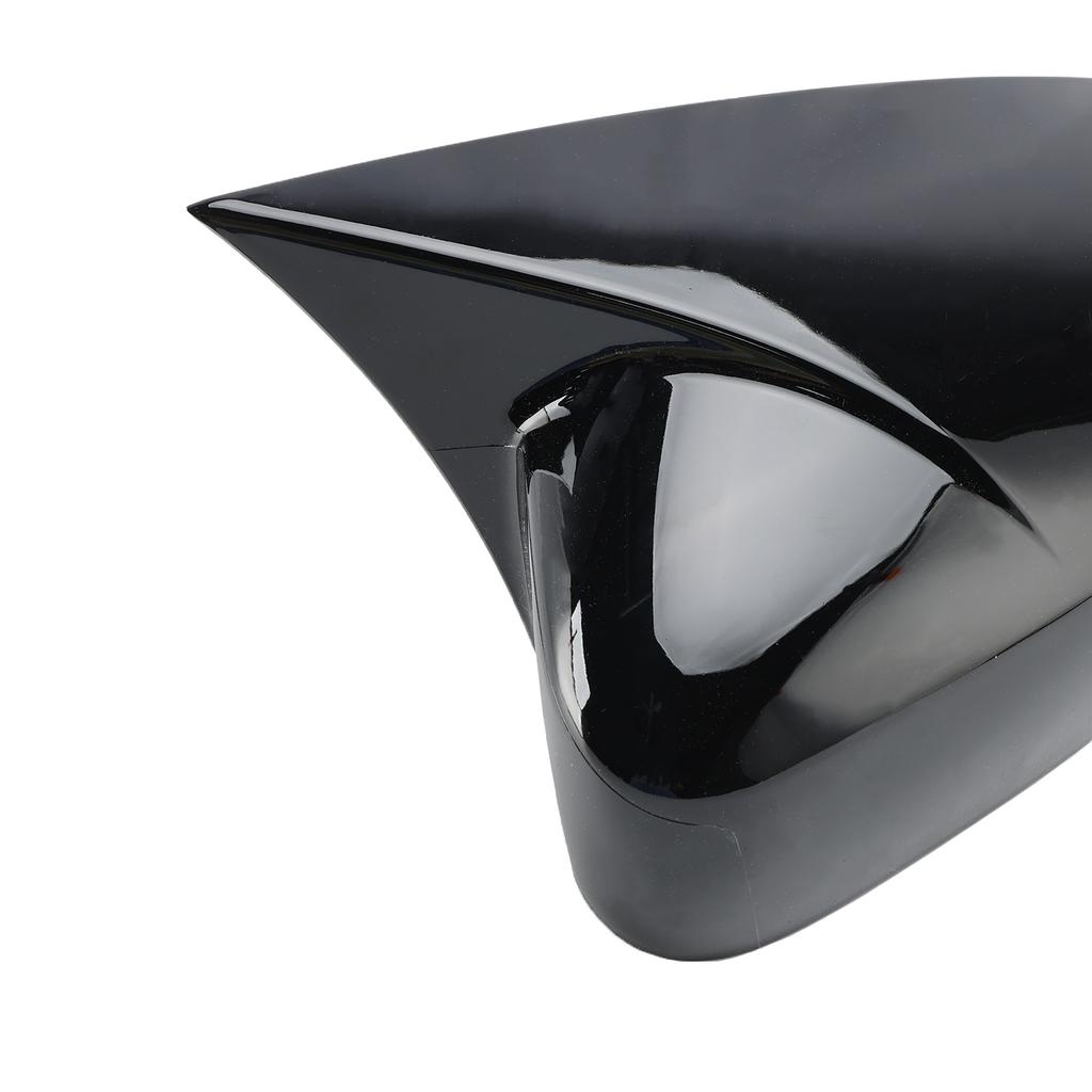 Glänzend Schwarze Außenspiegelkappen für Links + Rechts VW Polo MK5 09-17