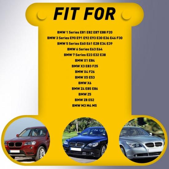 5 Gear Speed Shifter Knob Stick Handle for BMW 1 3 5 6 7 X1 Z4 M3