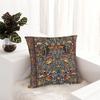 1Pc Vintage Persian Tree Of Life Cushion Cover, Bohemian Animal Floral Kilim Print Throw Pillow Case, Ethnic Home Decor