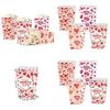 Love You Valentines Day Paper Popcorn Box With Cartoon Style For Party Decor And Gift