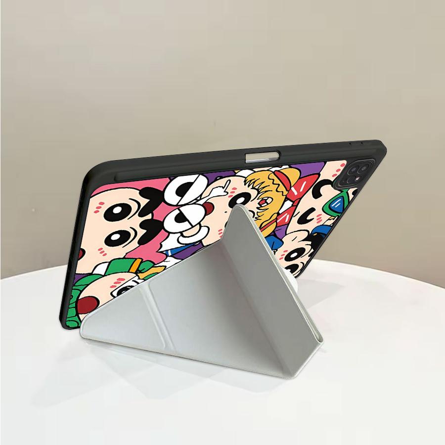 Cute Cra-yons Shin-chans Tablet Case For iPad Pro 2025 Pro 11th 10th 9th 8th 7th 12.9inch Air 4 5 M3 M2 1 2 M4 11inch Mini 6 7