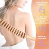 Wooden Cellulite Massage Roller for Legs and Thighs Lymphatic Drainage & Body Sculpting - Anti Cellulite Massager for Women and Men (12 Wheel)