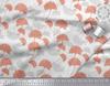 Soimoi Red Japan Crepe Satin Fabric Flower Artistic Printed Fabric 1 Yard 42 Inch