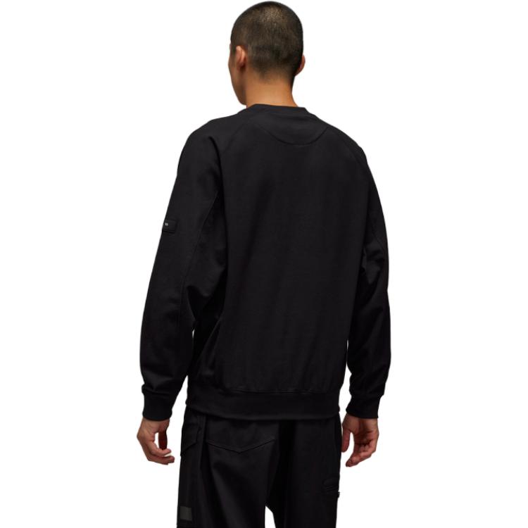 Y-3 Sweatshirts Unisex Black Crew Neck Moderate Regular IL3070