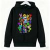 Autumn Winter Spravaki Character Collage Initials Printed Hoodies Fashionable Casual Warm Sports Long Sleeved Children's Boy Hooded Sweatshirts
