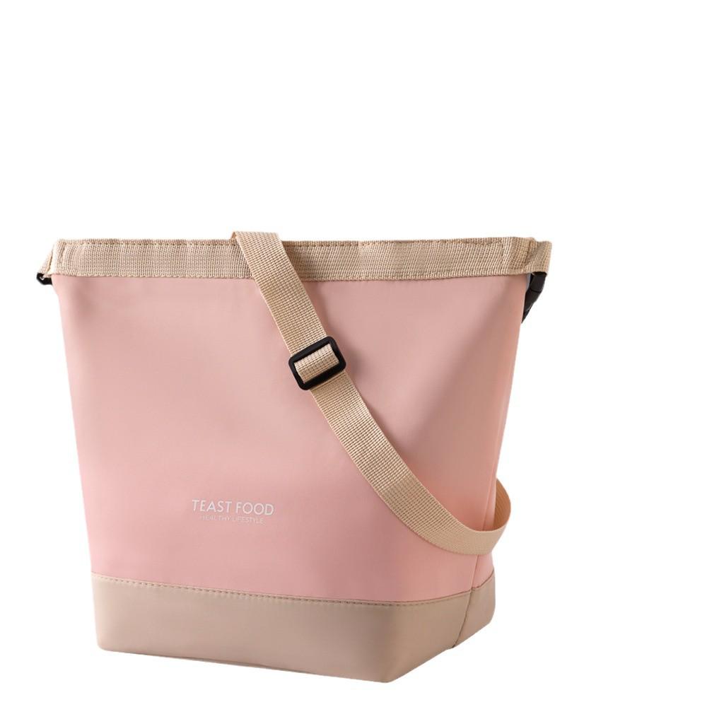 Insulated Crossbody Handbag Lunch Box with Shoulder Strap for Travel and Picnics
