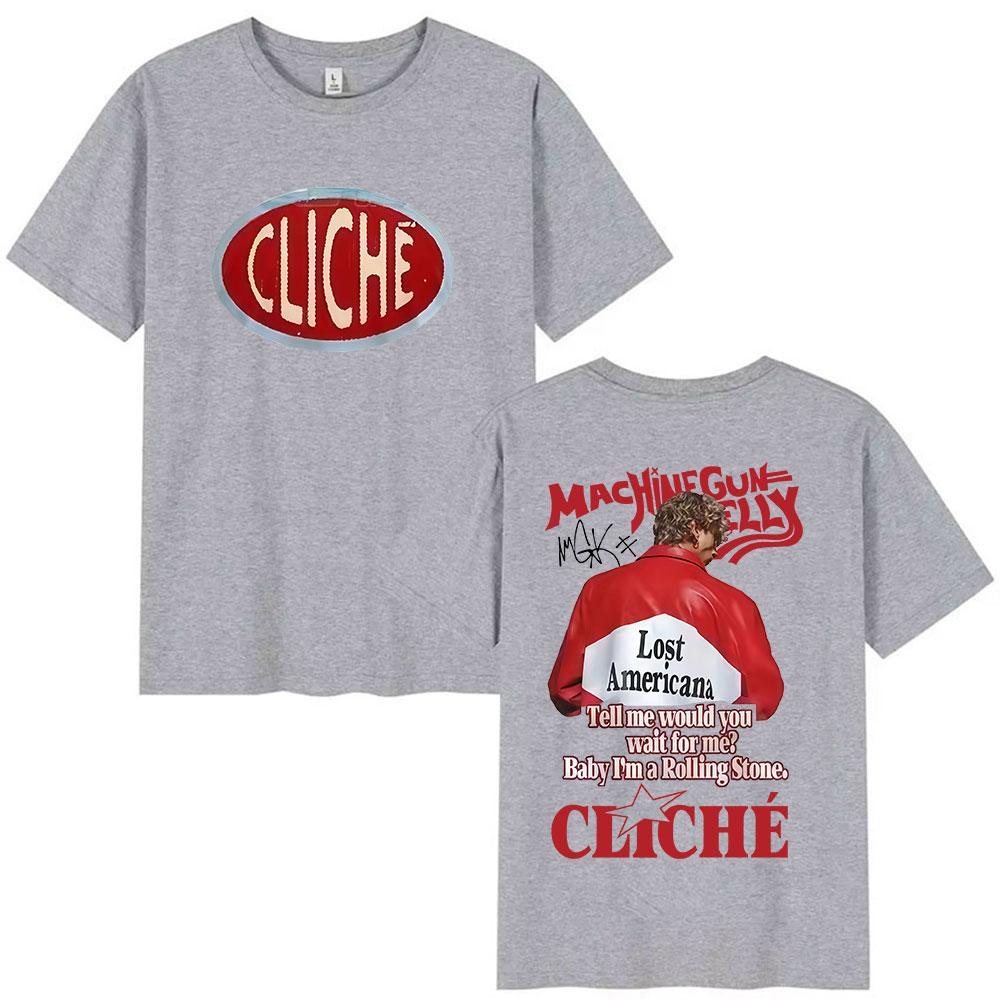 

Machine Mgk Lost Americana Tour 2026 New T Shirt Unisex Women Vintage High Quality Fashion Tshirt Hip Hop Oversized Cotton Tshirts 4XL