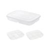 Portable Sub-Packed Meat Compartment Box Divided Refrigerator Freezer Organizer