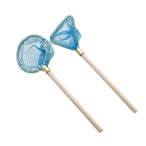 

Odoria 1/12 Miniature Fishing Net (2 Pieces) for Fishing Dollhouse Accessories