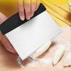 Machine scraping kitchen, dough scraper, bench scraper for bread, can be used for cooking and cooking, multi -purpose kitchen appliances, small, black