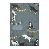 Sanrio Message Multipurpose Black and White Cat Greeting Ships SANRIO 102741 Card, Card, Card, Overseas, MU240-4,