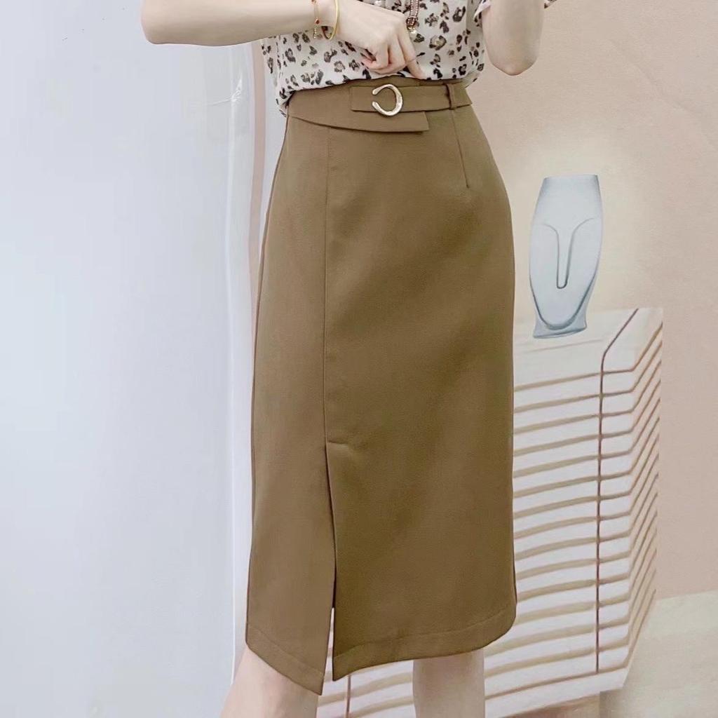 Clearance Han-Style High-Waist Skirt: Versatile & Slimming for Spring/Autumn Fashion