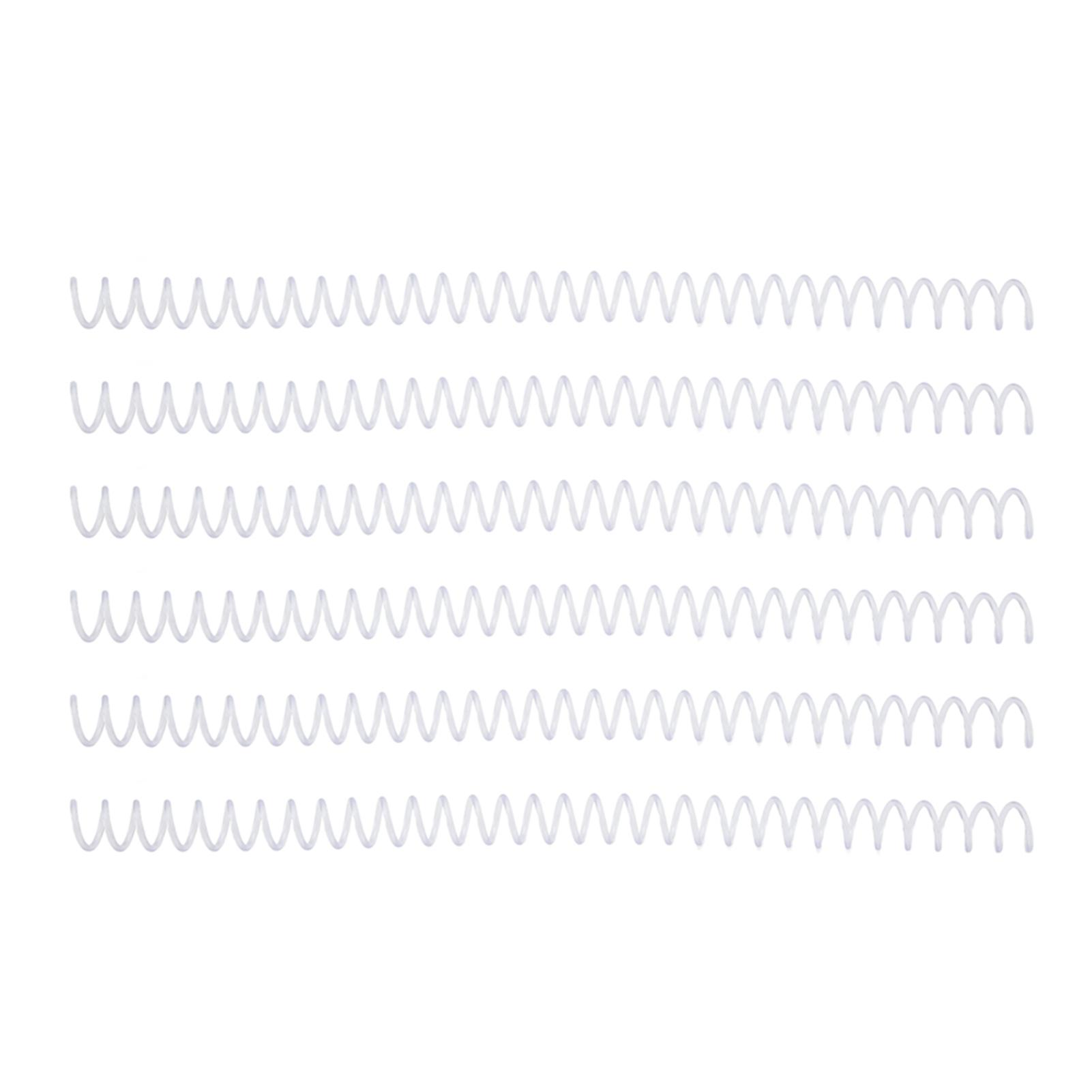 20 шт. Спиральная пружина для переплета, большая емкость, гребень для корешка, 30 отверстий, диаметр 13 мм, набор, синий