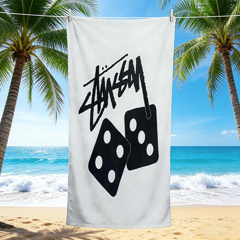 1 Stück Streetwear Würfelkultur Strandtuch, Schnelltrocknend, Vielseitig für Strand, Pool, Fitnessstudio, Yoga, Zuhause, Reisen, Weihnachten, Halloween, Weihnachtsgeschenk M929198