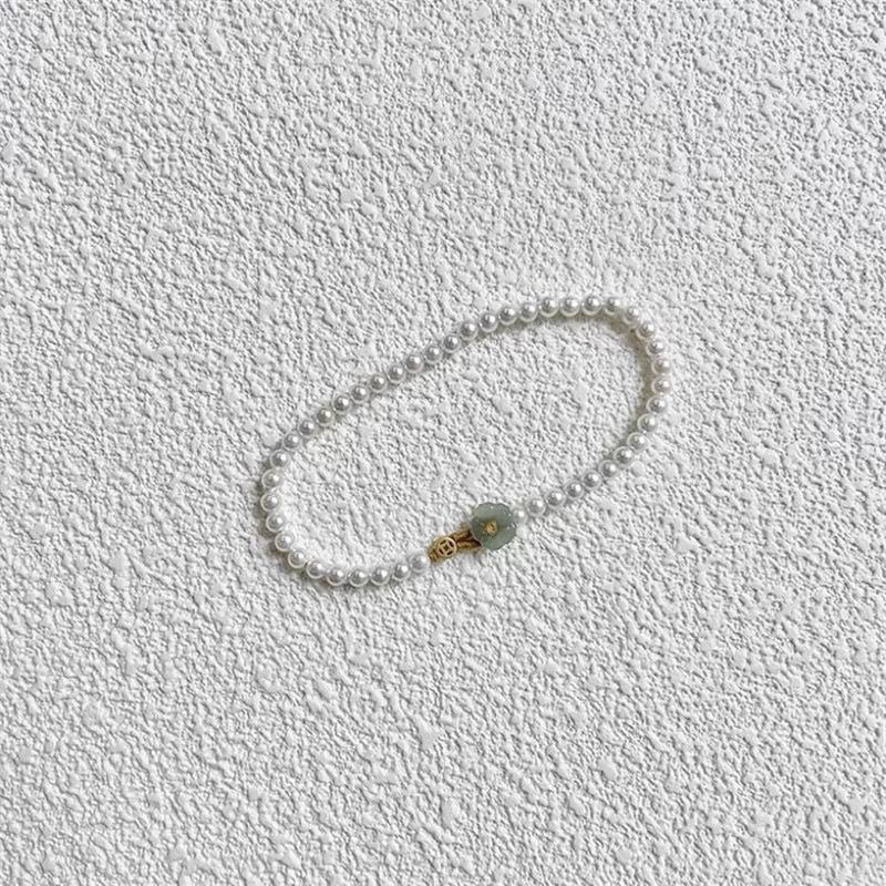 Money Flower Rice Grain Little Pearl Bracelet For Women Girls Light Luxury Bracelet Korean Style Temperament Hand Rope Gifts