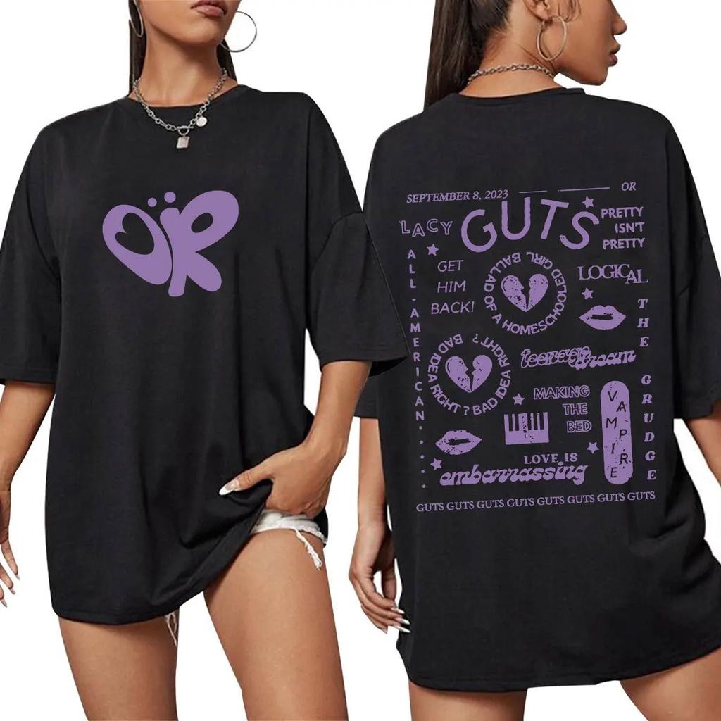 Fashion Printed Top Casual Loose Short Sleeve Crew Neck T-Shirts Women’s