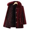 Winter Thermal Coat, Winter Velvet Thickened Women's Coat, Mink Old Lady Cotton-padded Coat