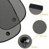 1/2/5Pcs Suction Cup Car Sunshade Cover Car Sunshade Windshield Visor Reflector Protector Car Interior Replacement Parts
