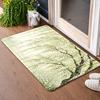 Spring Willow Blossom Welcome Doormat Ink Wash Non Slip Rug Apartment Front Door Entry Layout Mat