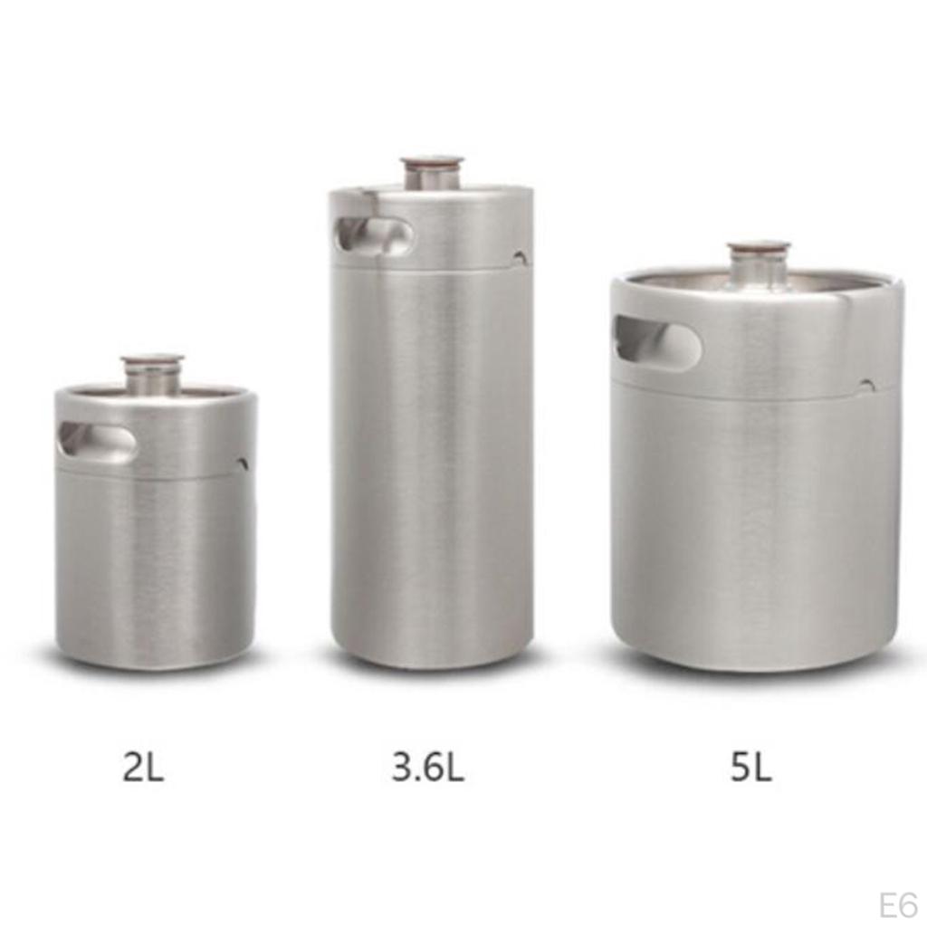 Fusto Acciaio Inossidabile Bottiglia Fusto 2L 5L 3.6L