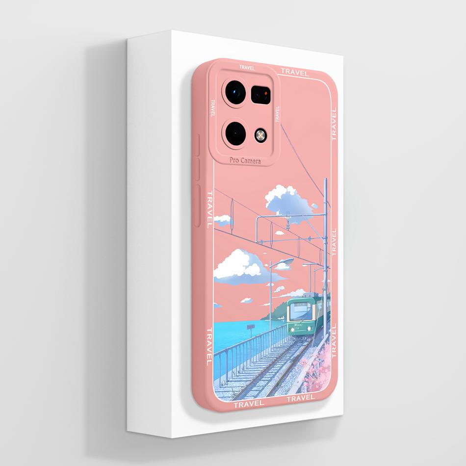 Cute Panda Case For Oppo Reno 7 Pro 7Z 7Lite Phone Cover Soft Liquid Silicone Anti Drop Back Covers For Oppo Reno7 4G 5G Housing