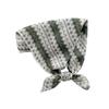 Korean geometric love square scarf women's summer 1116 new small fresh cotton and linen silk scarf neck decorative headscarf scarf