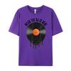 Relax The Dj Is Here Melting Vinyl Record Plain T Shirts Wholesale Luxury Brand