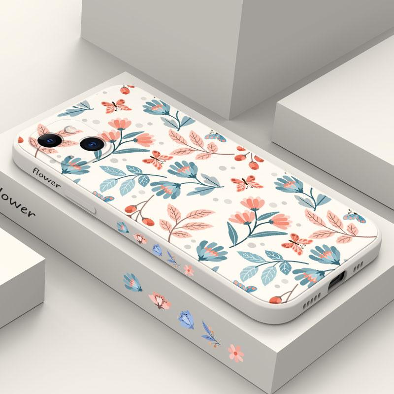 Romantic Garden Phone Case For iPhone 17 17 Air 16 15 14 13 12 11 Pro Max Mini X XR XS MAX Cover
