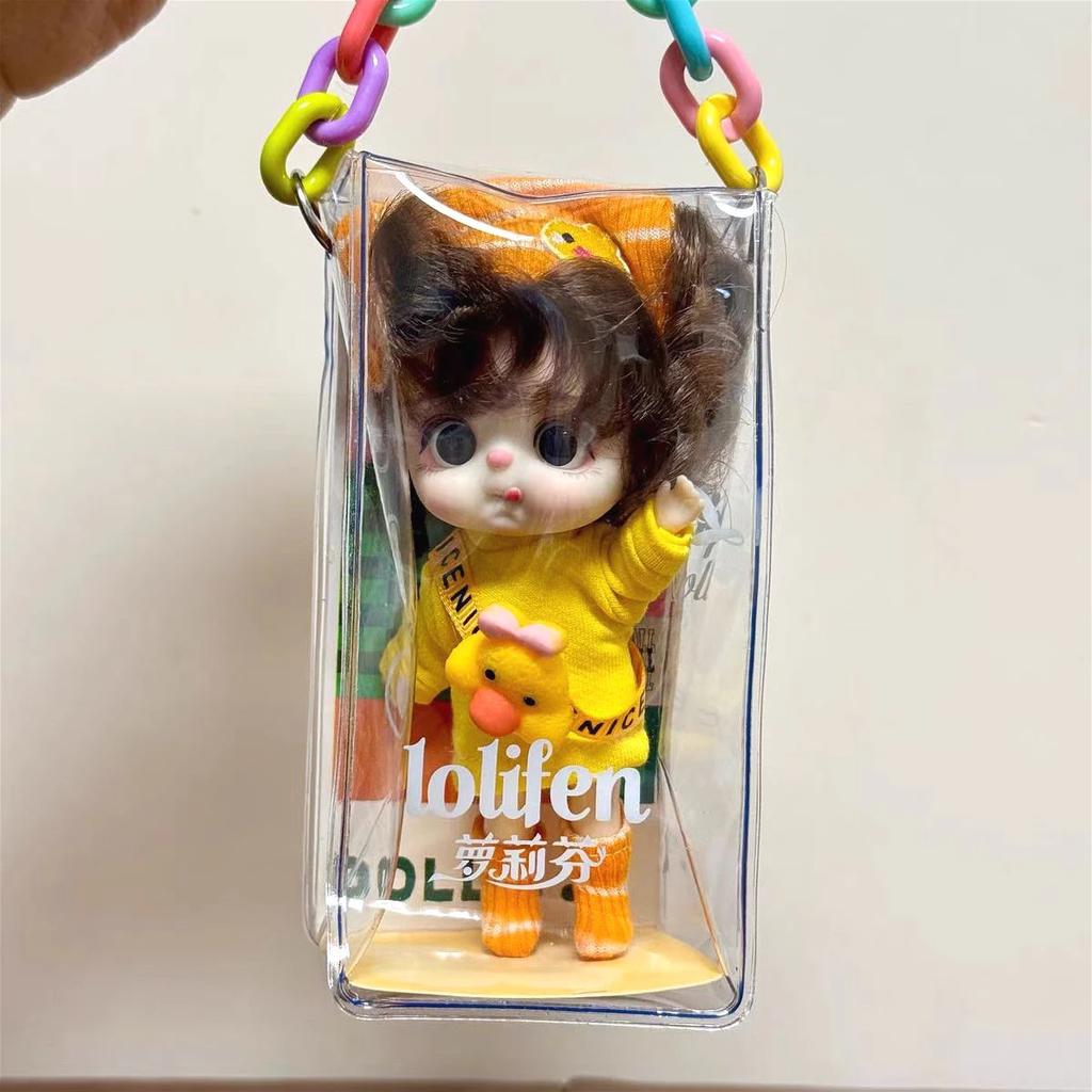 13cm Mini panenka BJD kloubové tělo Úsměv Překvapený výraz Panenky pro dívky Série zvířecích kostýmů Dárek pro dívku Anime SD