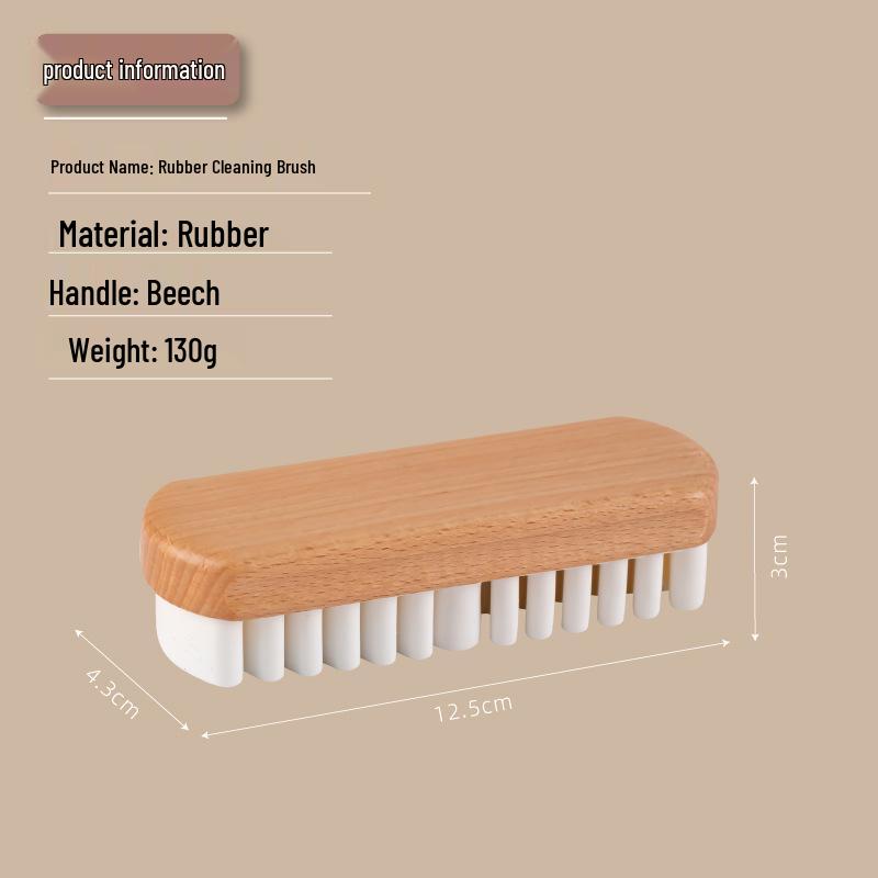 

Ластик для чистки замши и нубука с обувной щеткой с мягкой щетиной