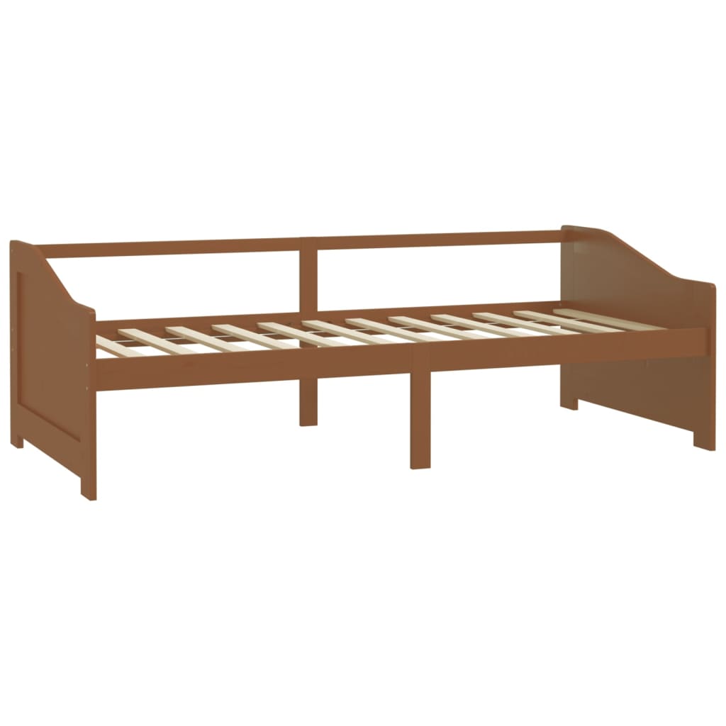 Vidaxl 3-Osobowa Sofa/Łóżko, Miodowy Brąz, Sosnowa, 90 X 200 Cm