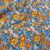 1 meter X 1.45 meter flower Viscose Fabric Dress Gown Material Rayon Poplin dresses Fashionable tie dyed floral prints