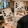 Phone Case: 2D Flat Samsung Galaxy A34 A35 S20 S22 S21 FE Plus Ultra Protective Case, Cloud Angel Little Panda, Christmas and Halloween Holiday Gift