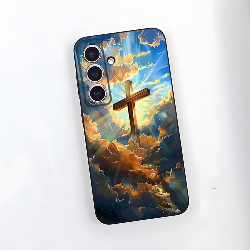 

Jesus Painting Phone Case For Samsung S25 Plus S20 S20 Plus S22 Ultra S23 FE S21 Plus S21 Ultra Soft Cover Samsung S21 Ultra